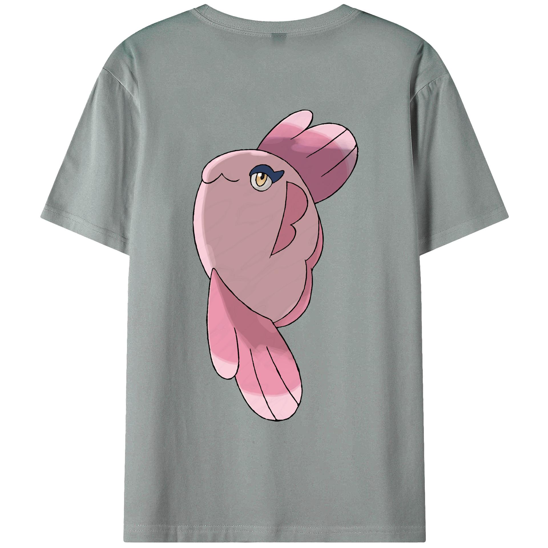 （画像用） ポケットモンスター Pokémon 綿100％ メンズ半袖Tシャツ（バックプリント） 通気性